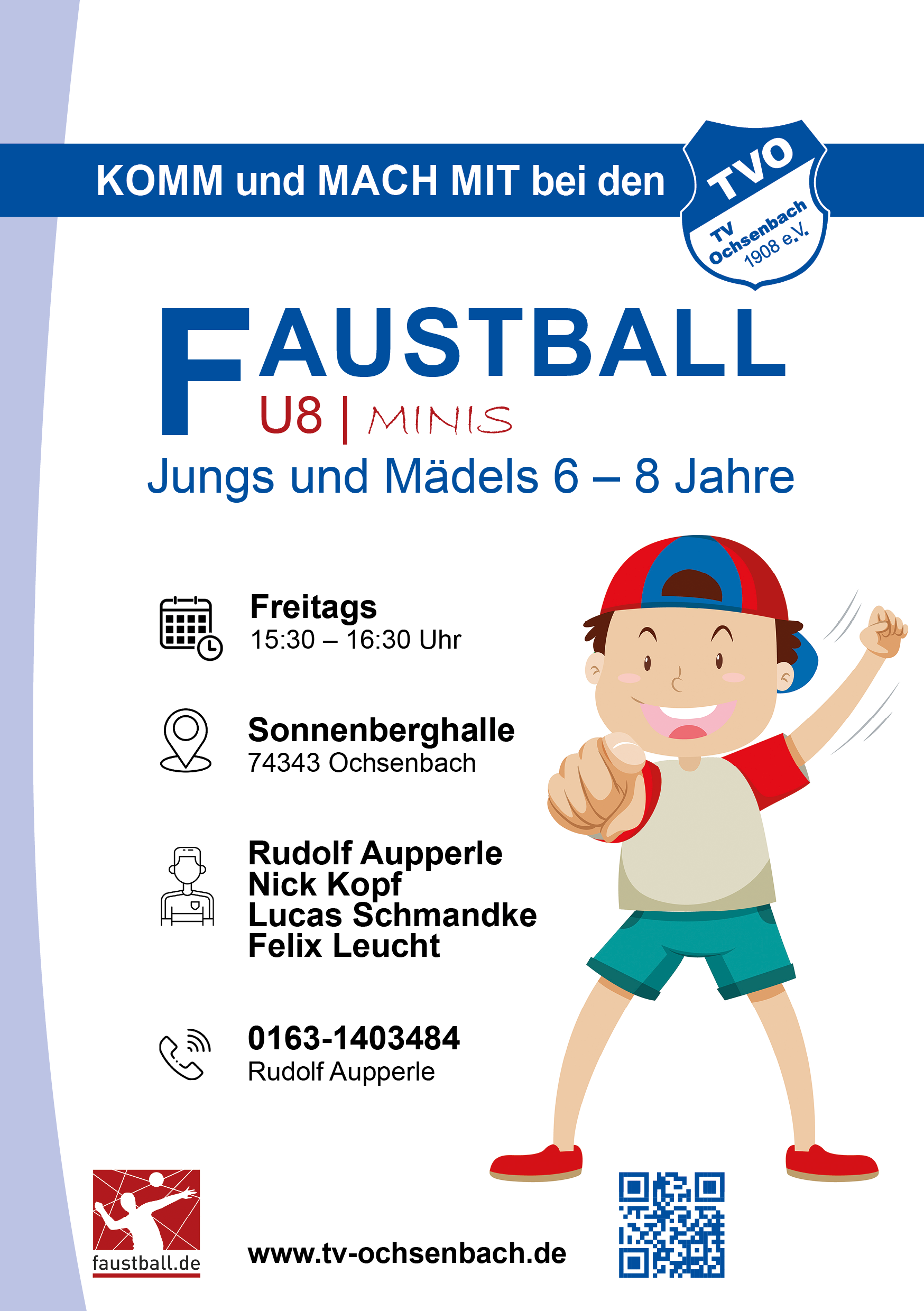 Flyer Faustball Minis 